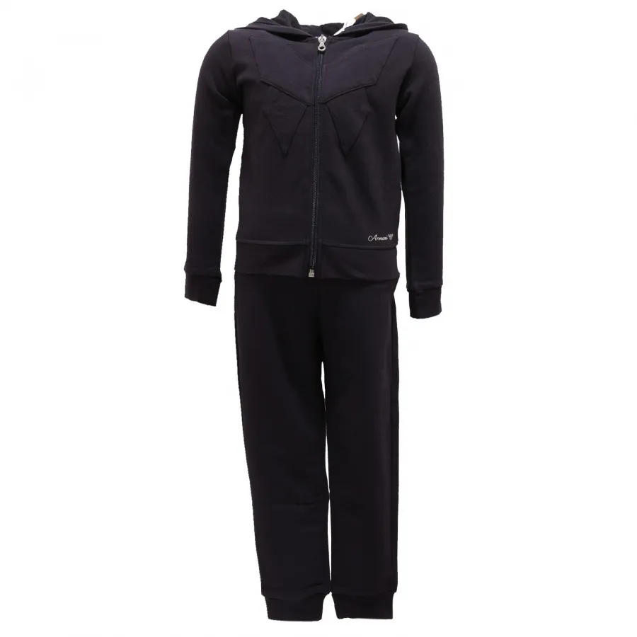 5487R tuta bimba ARMANI JUNIOR blu felpa pantalone sweatshirt pants kid