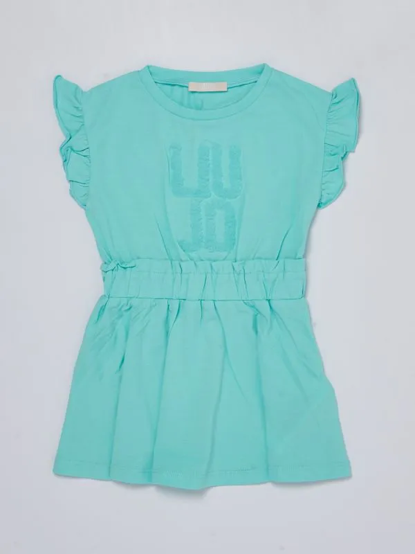 Abito bambina Liu Jo in jersey stretch Menta