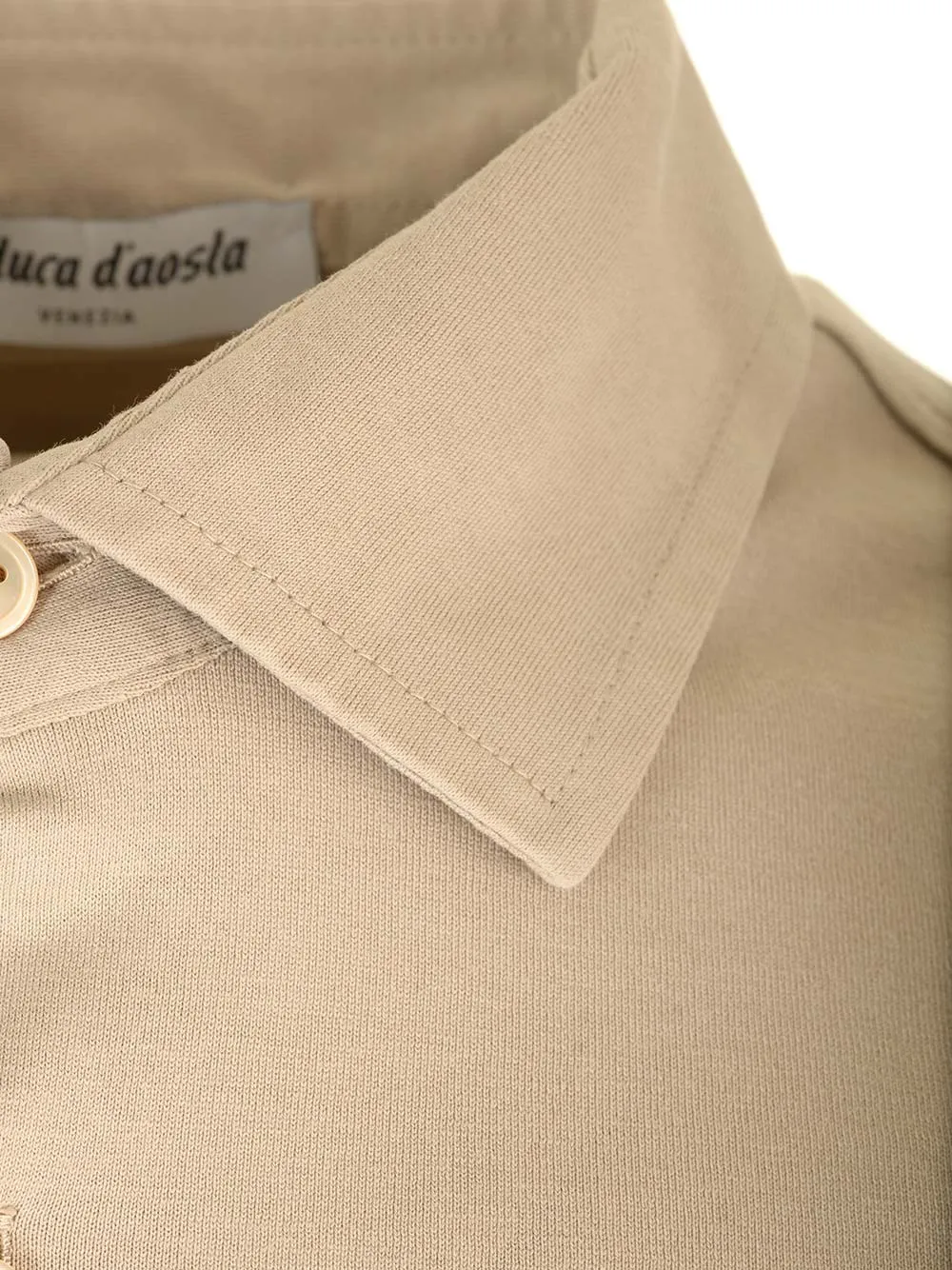   Al Duca D'aosta  Camicia in maglia beige  