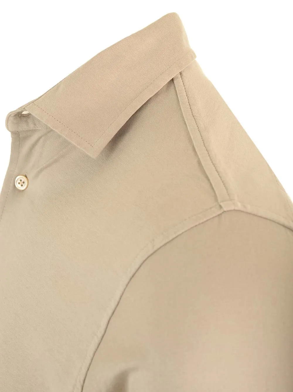   Al Duca D'aosta  Camicia in maglia beige  