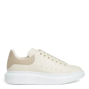 ALEXANDER MCQUEEN  Sneakers oversize in pelle beige