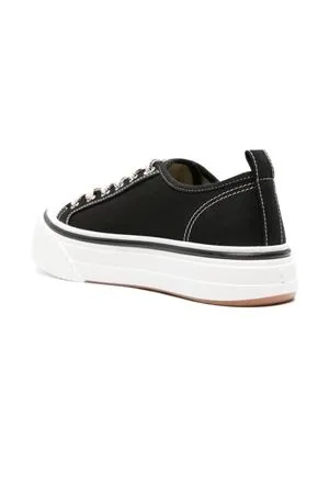 AMI Calzature,Sneakers Sneakers Sn1980 in tela di cotone nero 