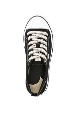 AMI Calzature,Sneakers Sneakers Sn1980 in tela di cotone nero 