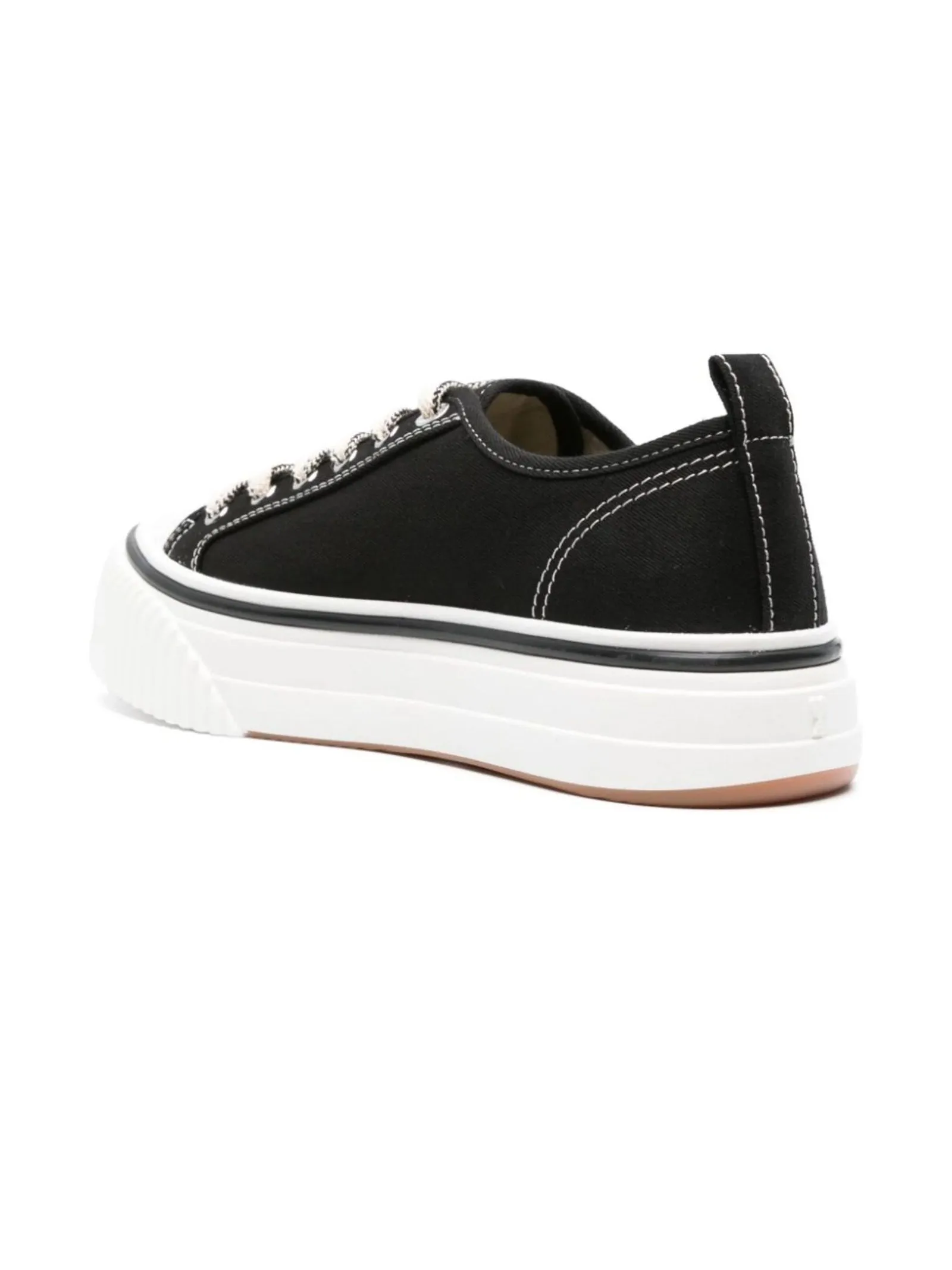 AMI Calzature,Sneakers Sneakers Sn1980 in tela di cotone nero 