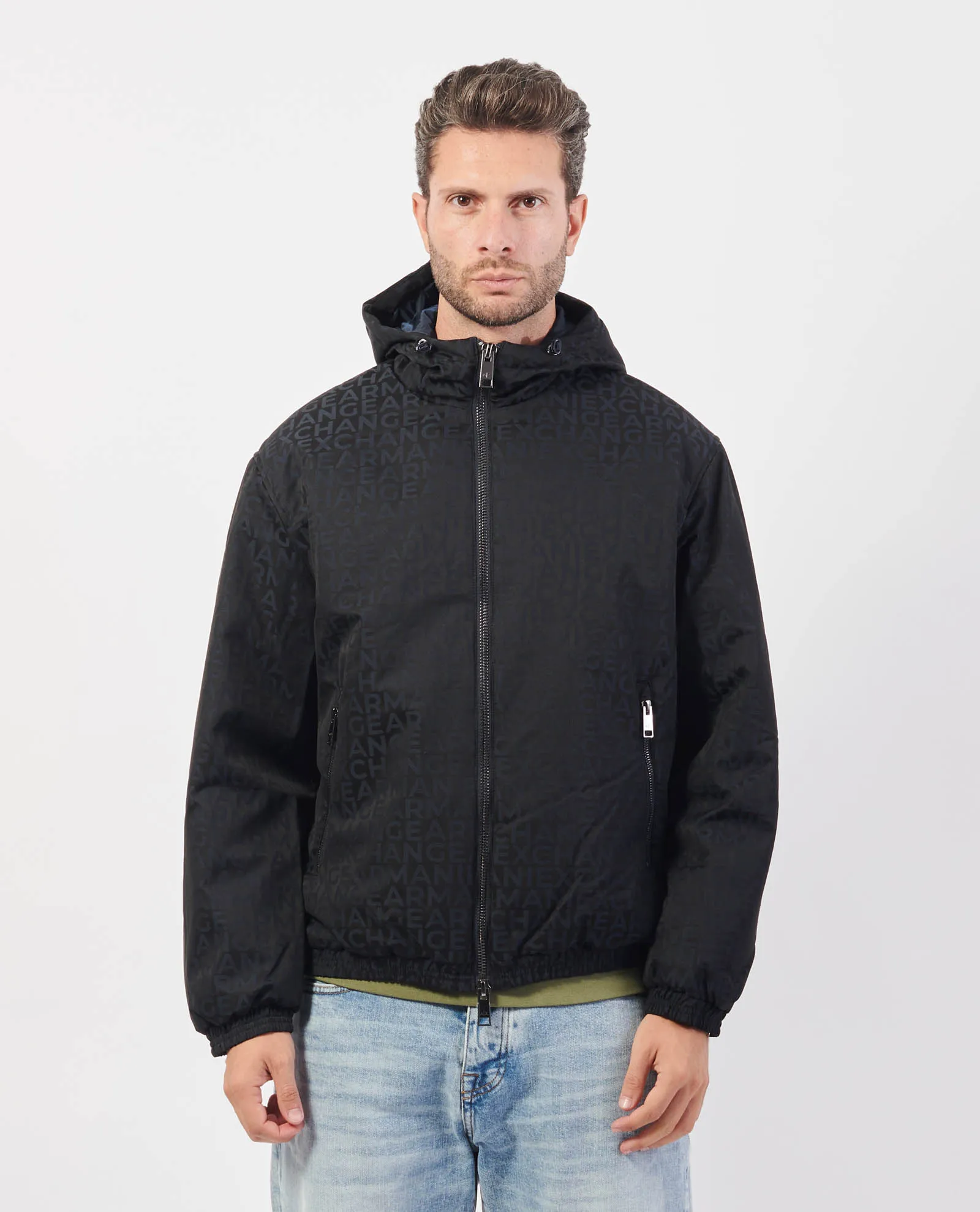 ARMANI EXCHANGE      Piumino Armani Exchange con cappuccio e fullzip