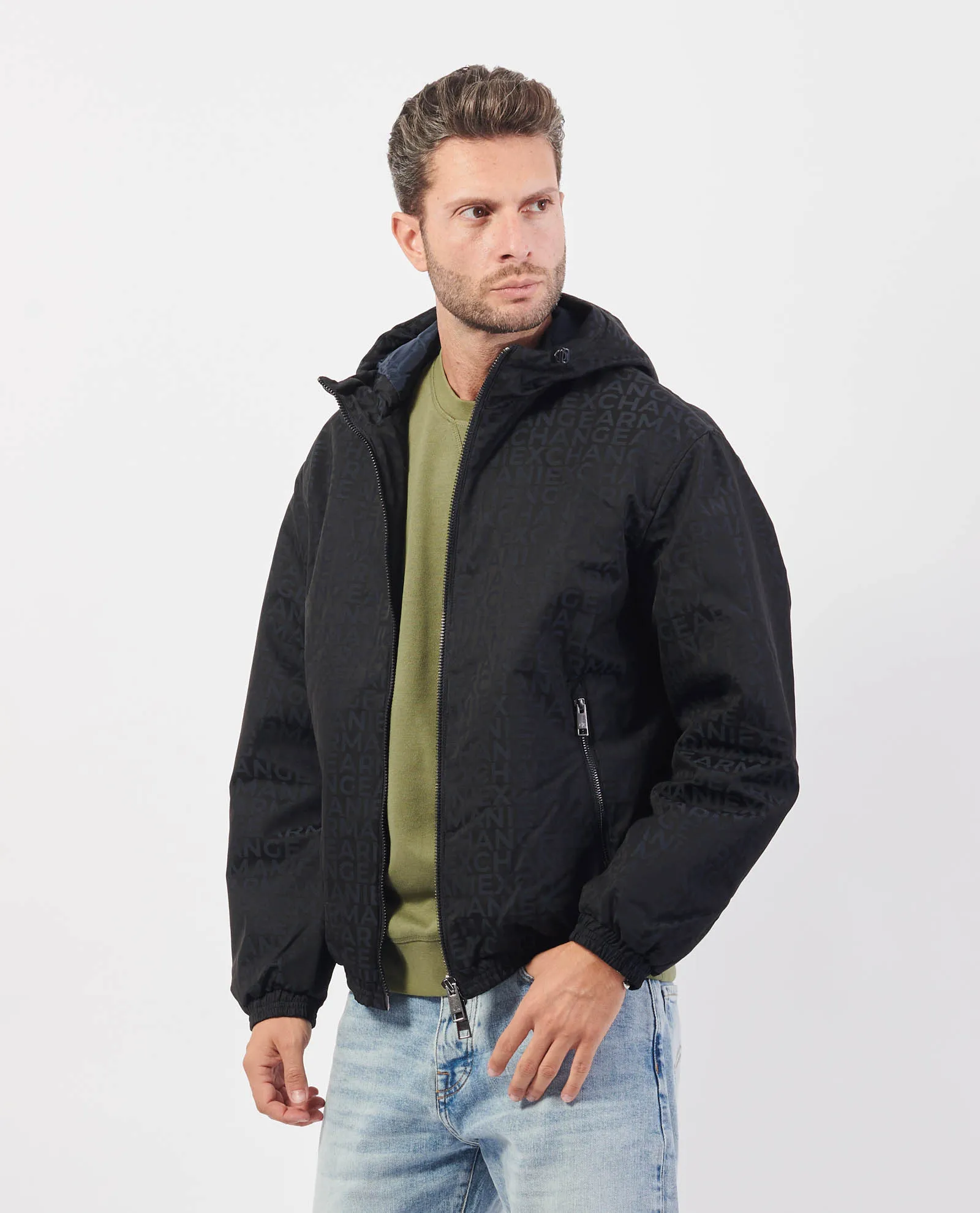 ARMANI EXCHANGE      Piumino Armani Exchange con cappuccio e fullzip