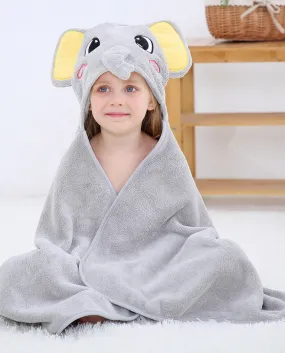 Asciugamano per bambini Asciugamano da bagno con cappuccio a forma di animaletto per bambini Trapunta tinta unita per bambini