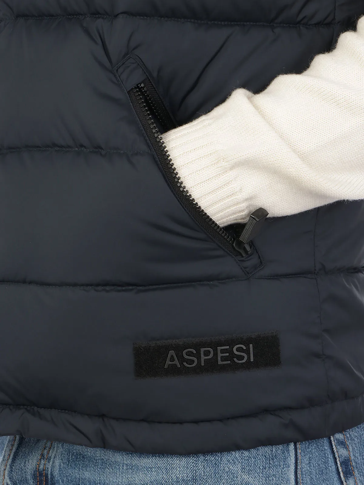 ASPESI 										 Gilet Uomo Piuma Slim 									