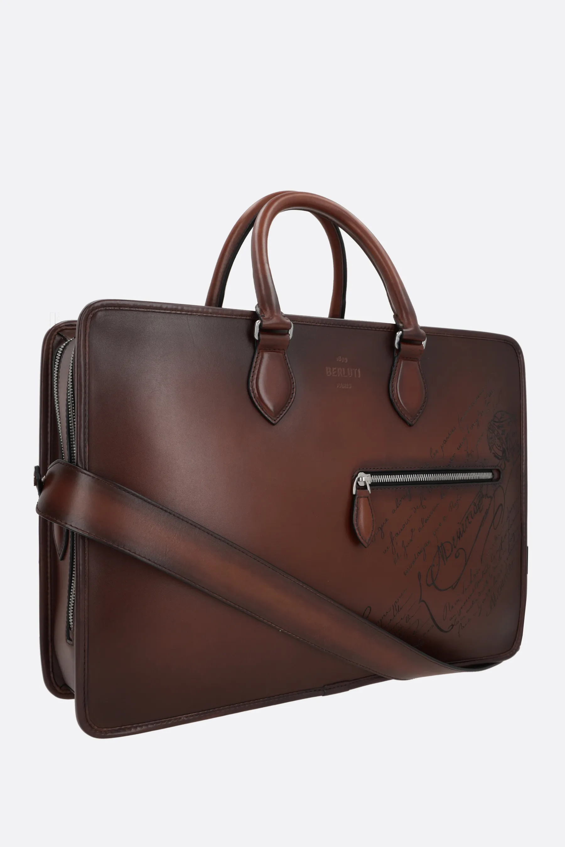  BERLUTI borsa business Deux Jours in pelle Scritto 