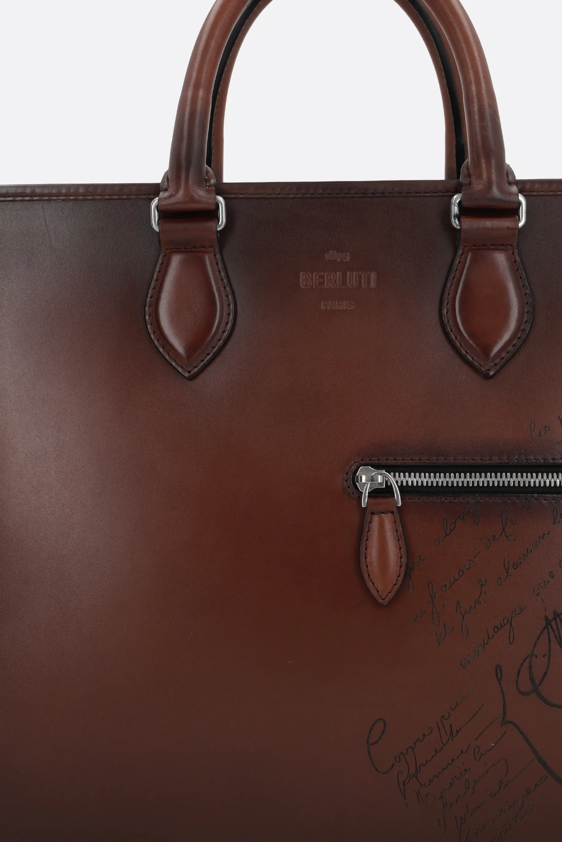  BERLUTI borsa business Deux Jours in pelle Scritto 