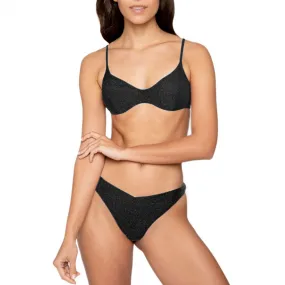 Bikini A Bralette Lurex, Nero