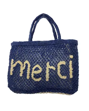 Borsa large Merci indigo