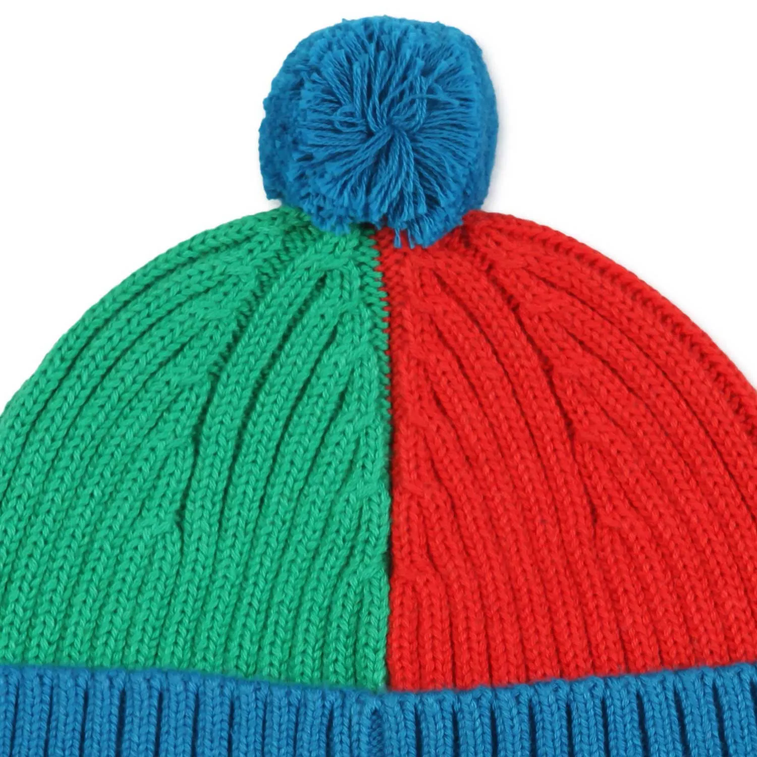 Cappello Beanie Unisex Blu, Verde E Rosso