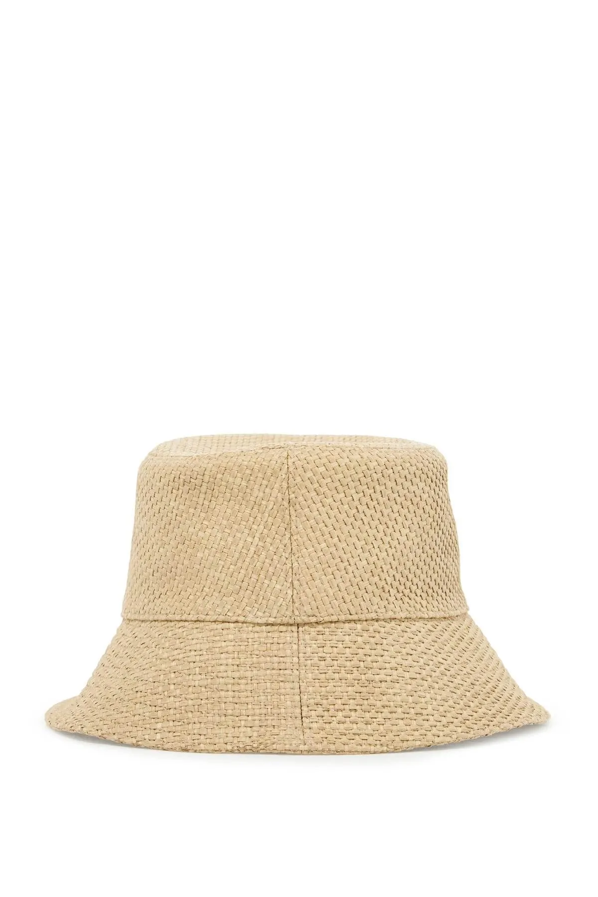 Cappello bucket in rafia