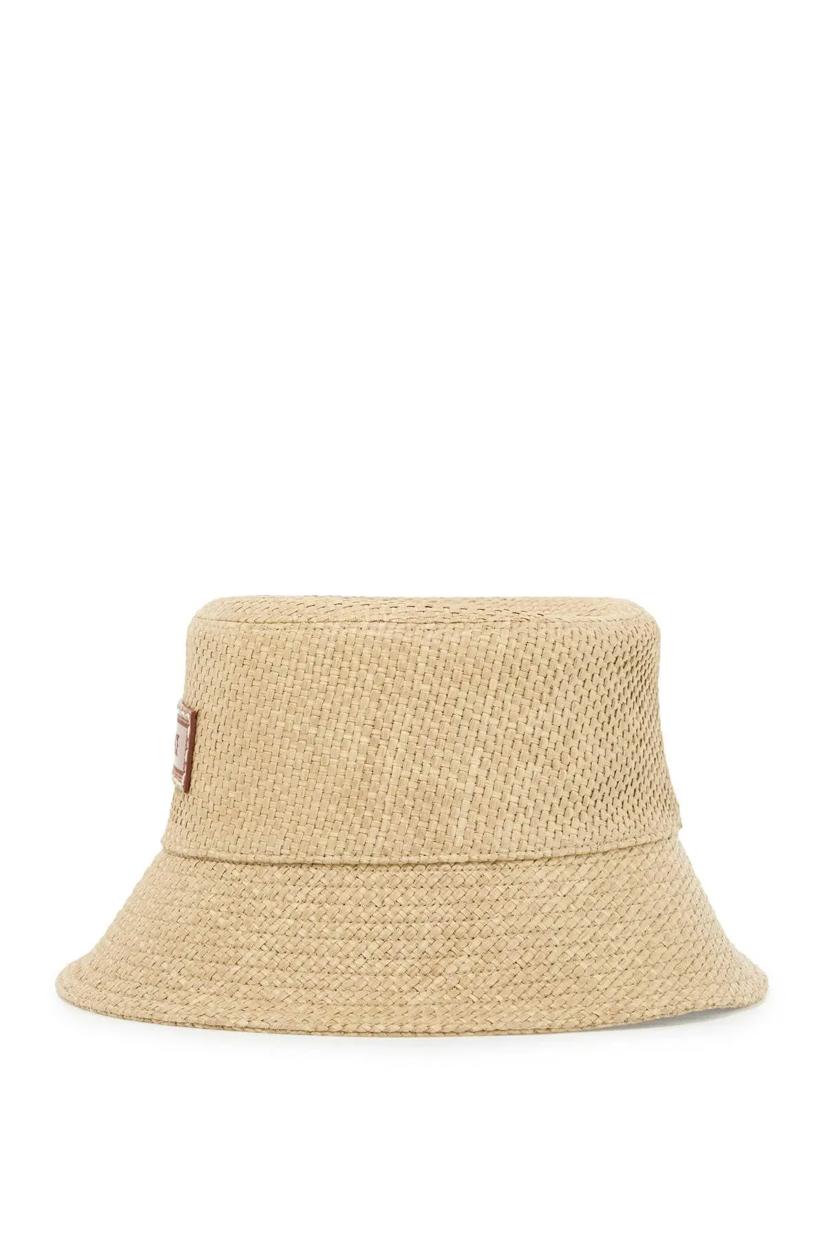 Cappello bucket in rafia