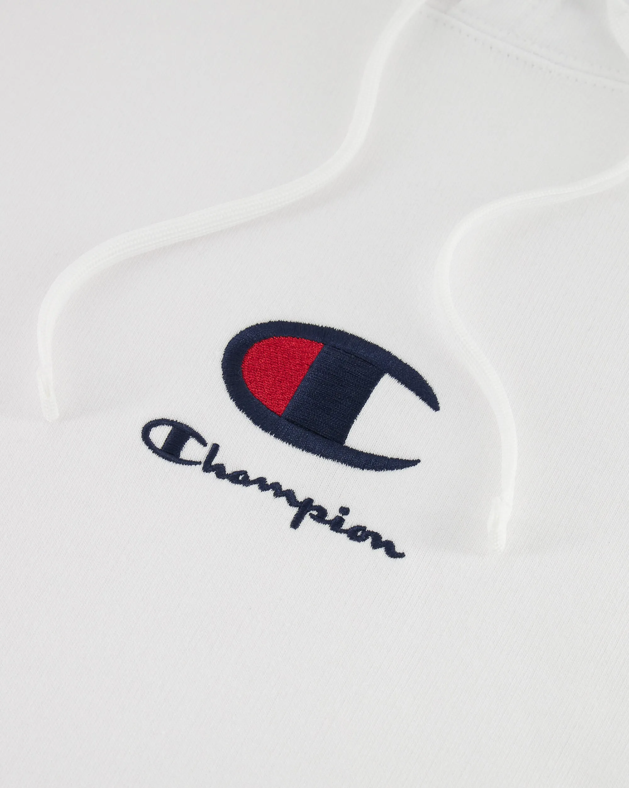 Champion Felpa Con Cappuccio E Nuovo Logo Bianco Uomo