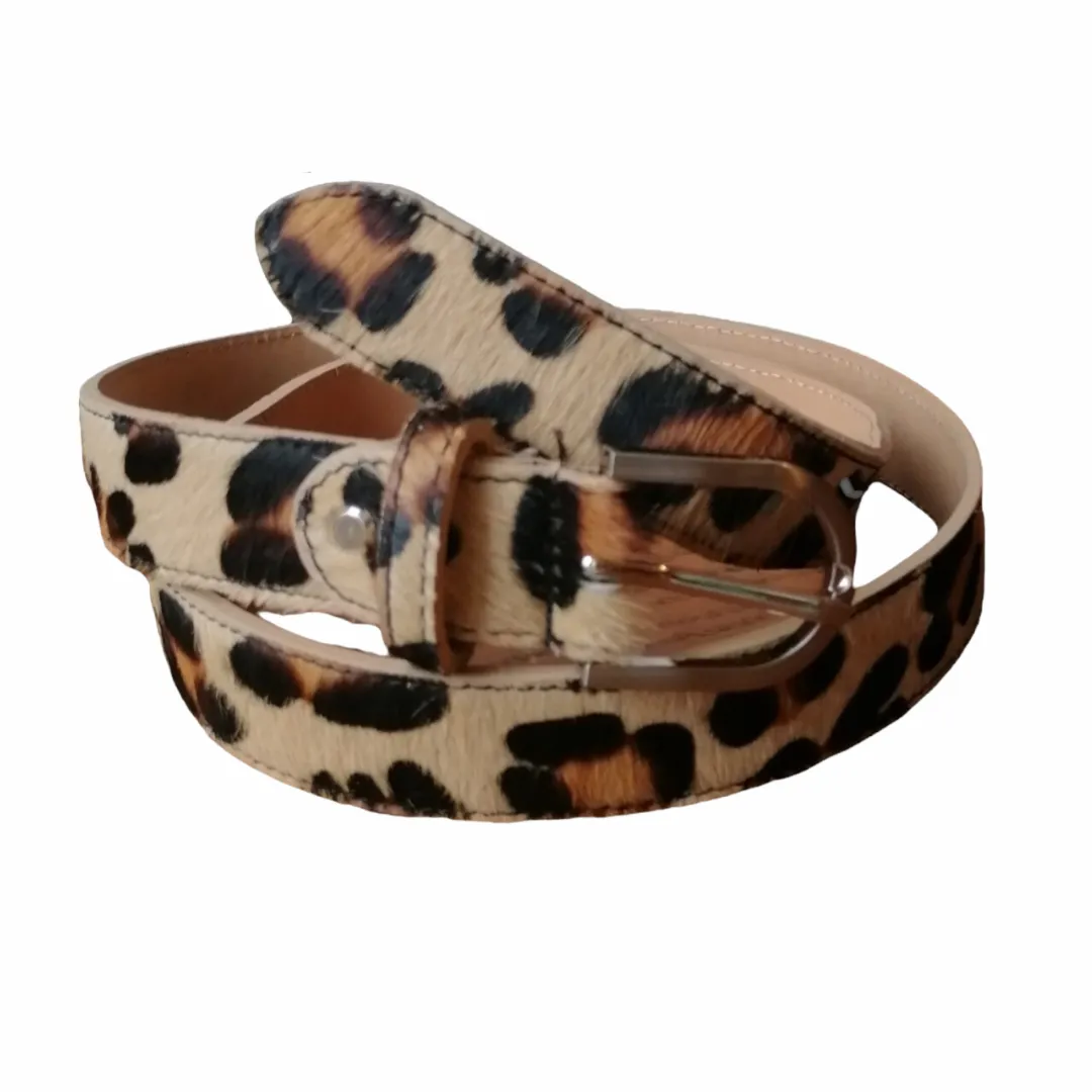 Cintura Donna in Vera Pelle di Cavallino Animalier Made in Italy