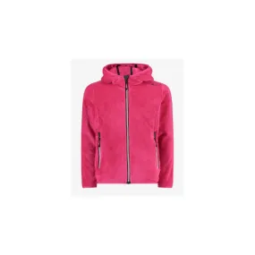 Cmp Kid G Jacket Fix Hood Orsetto Zip Capp Fuxia Junior Bimba