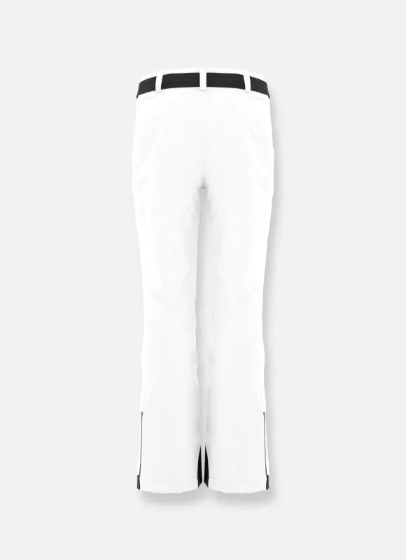 COLMAR SAPPORO REC 0451 Bianco pantalone sci donna con cintura