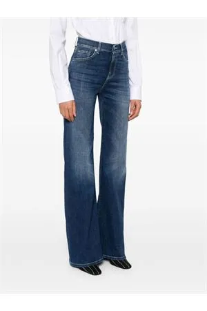 DONDUP Abbigliamento,Jeans Jeans Amber in misto cotone blu 