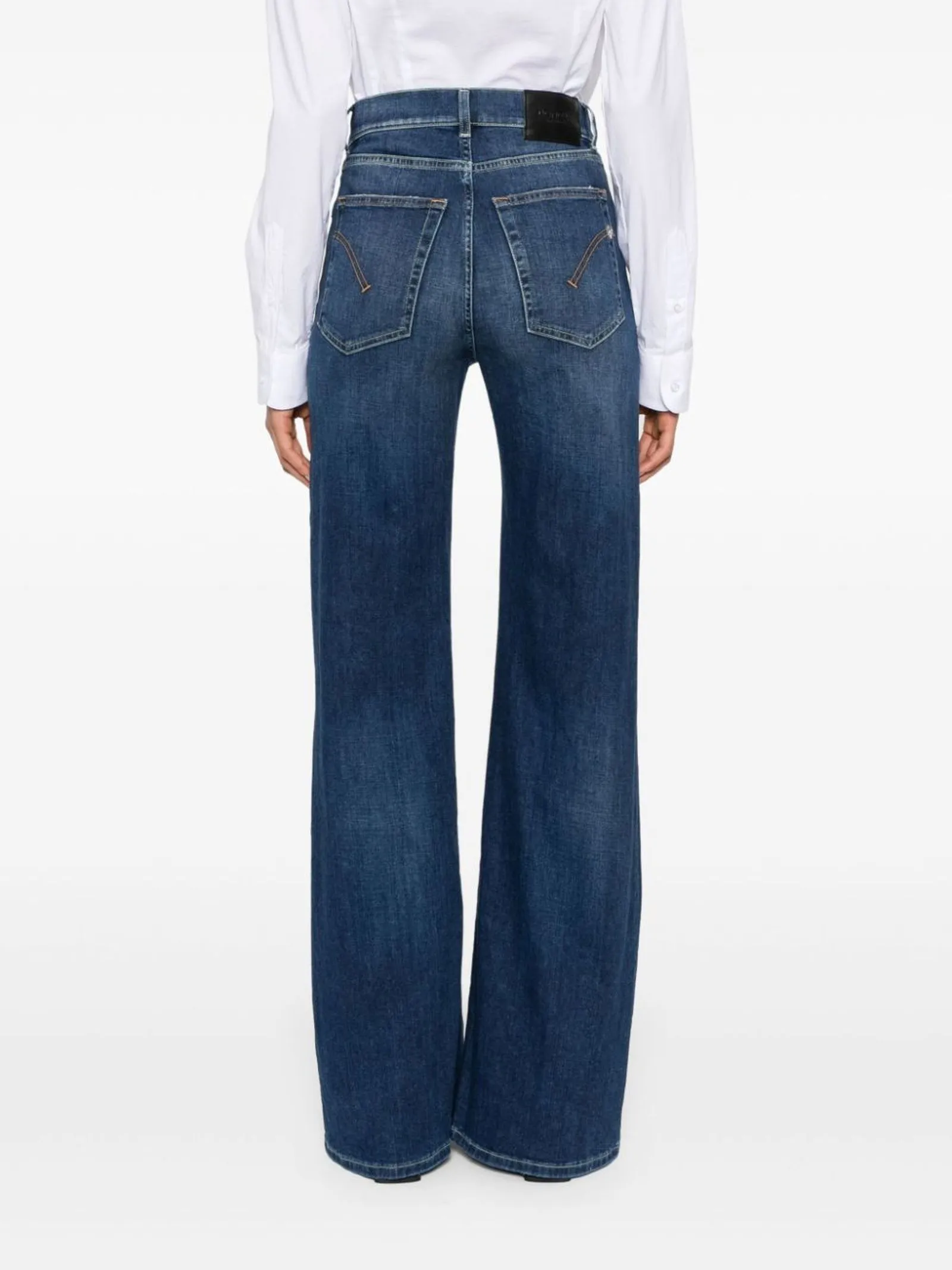 DONDUP Abbigliamento,Jeans Jeans Amber in misto cotone blu 