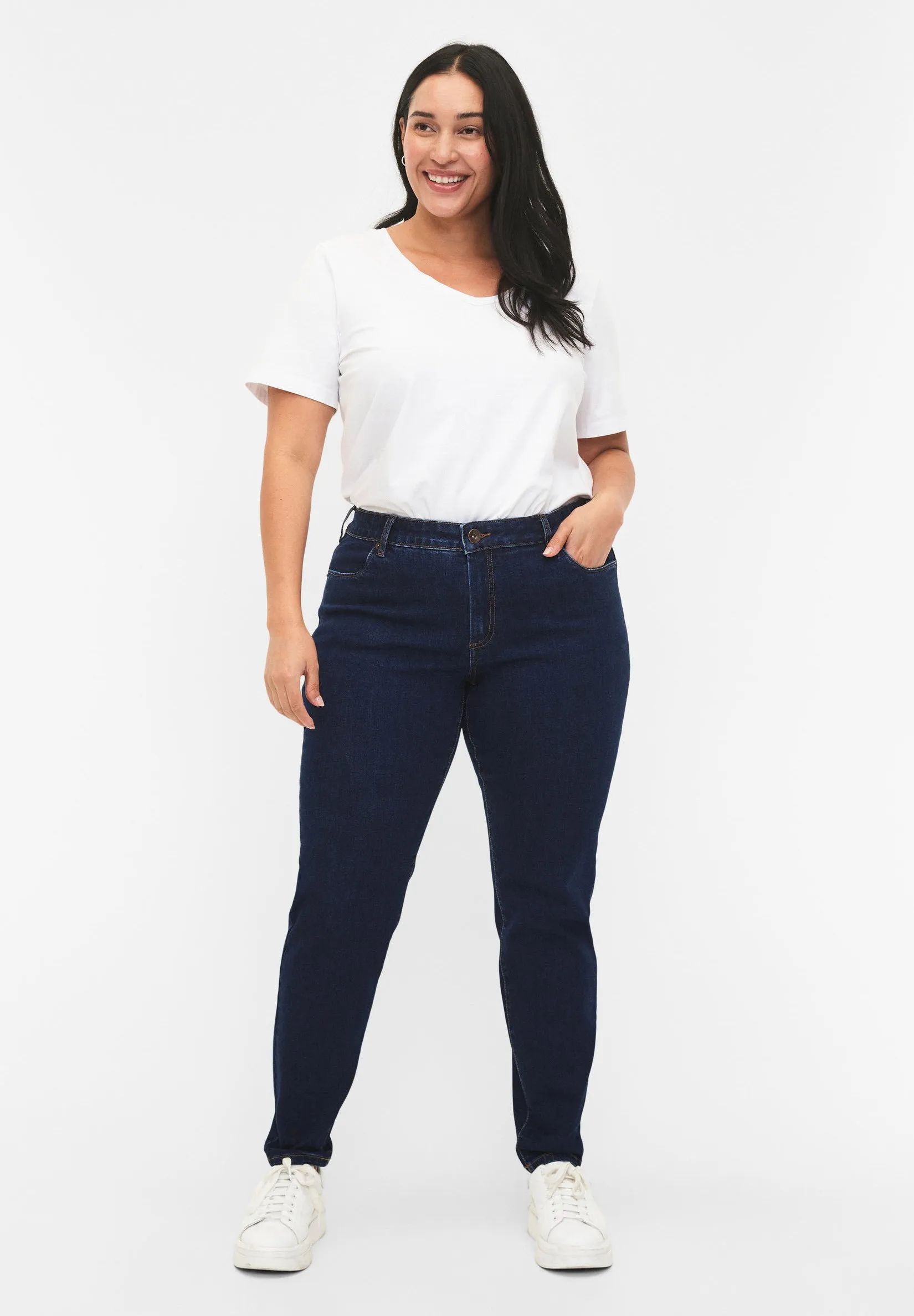 EMILY MIT NORMALER TAILLE - Jeans slim fit