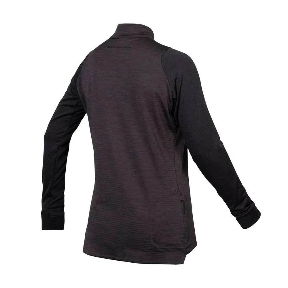 Endura Maglia Mtb Fleece Singletrack Nero Donna