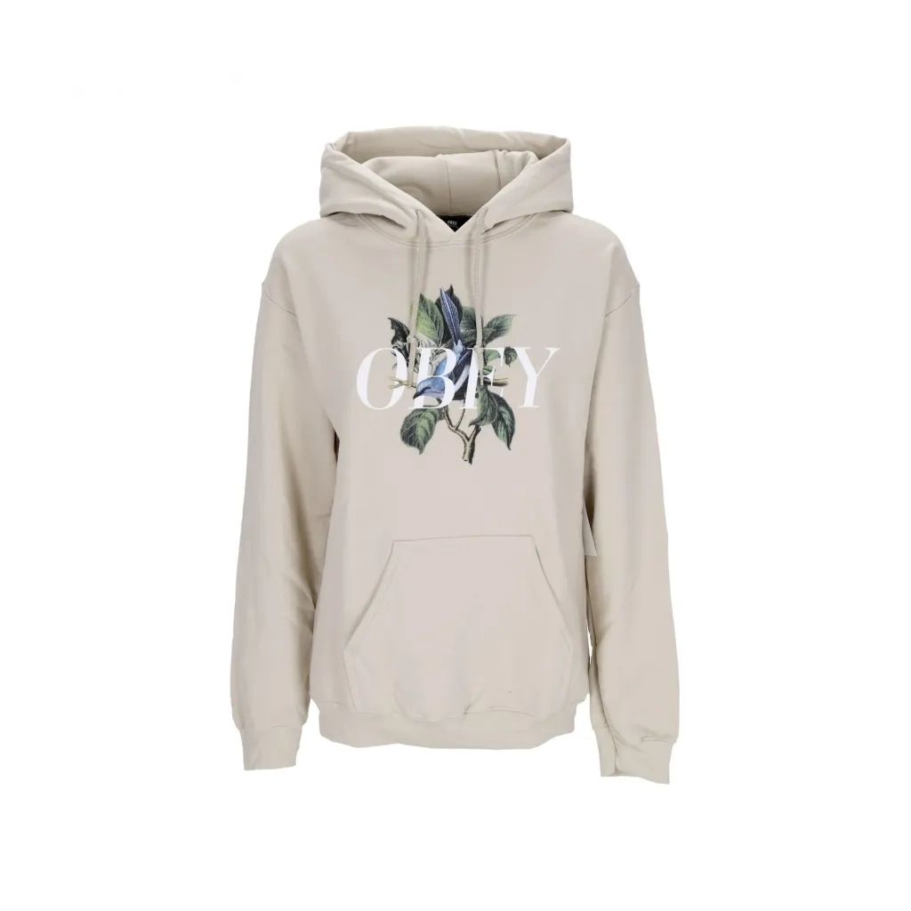 felpa cappuccio donna bird old school pullover hood SAND