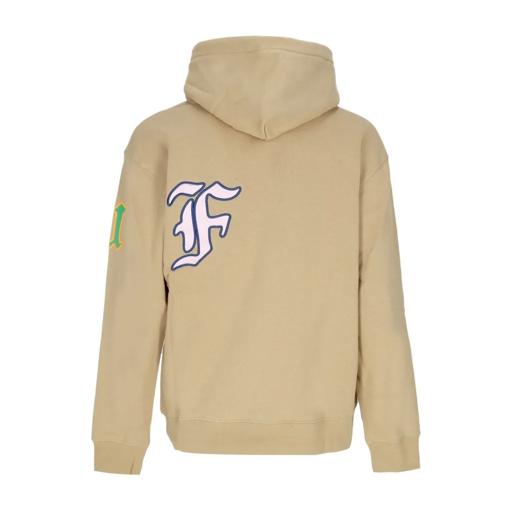 felpa cappuccio uomo fly die po hoodie OATMEAL