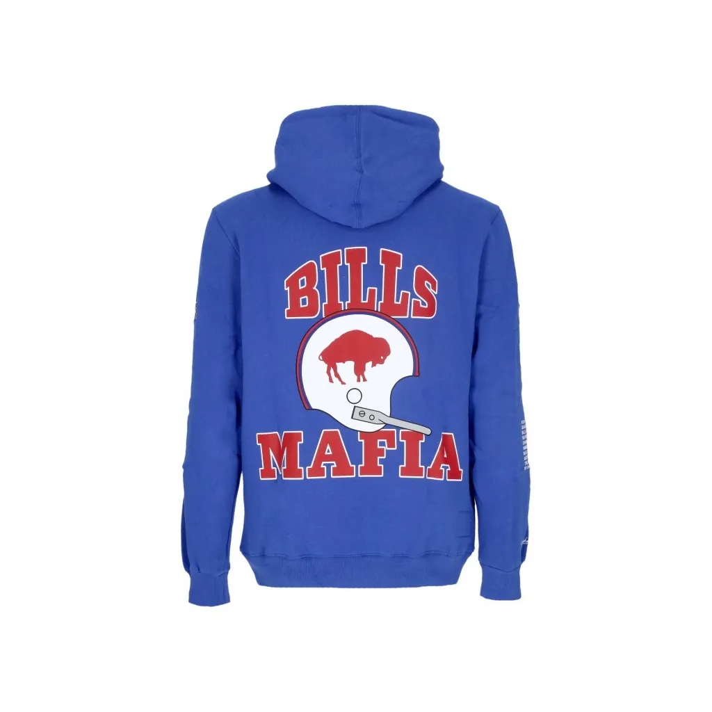 felpa cappuccio uomo nfl team origins fleece hoodie bufbil ROYAL