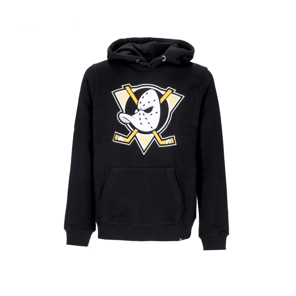 felpa cappuccio uomo nhl imprint burnside hood anaduc JET BLACK