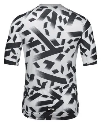 Gore Wear Spirit Signal Camo Short Sleeve Jersey Black/White