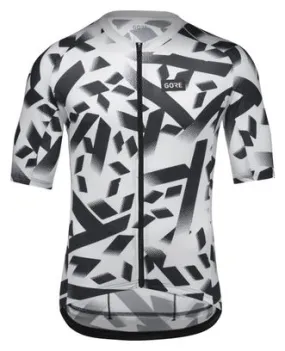 Gore Wear Spirit Signal Camo Short Sleeve Jersey Black/White