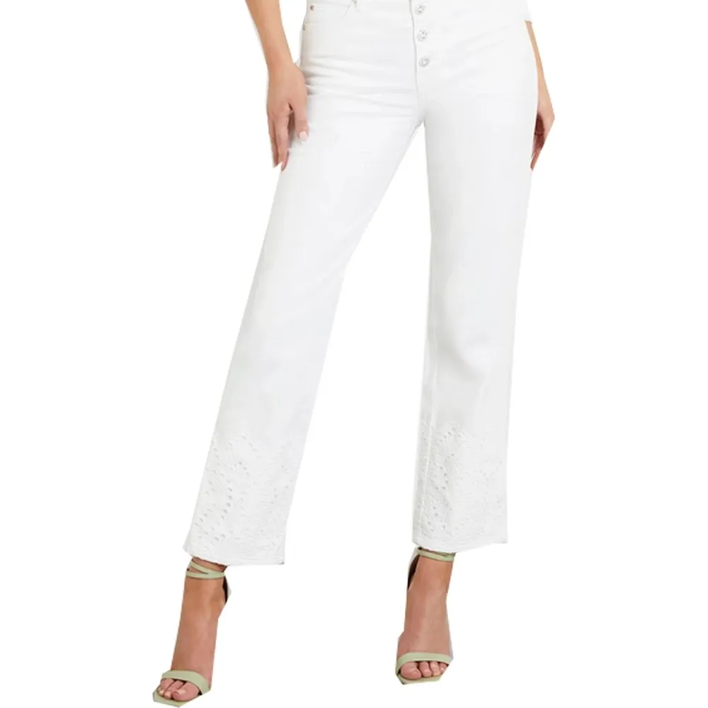 Guess jeans donna W4GA0J D4MW4 TCRS Bianco