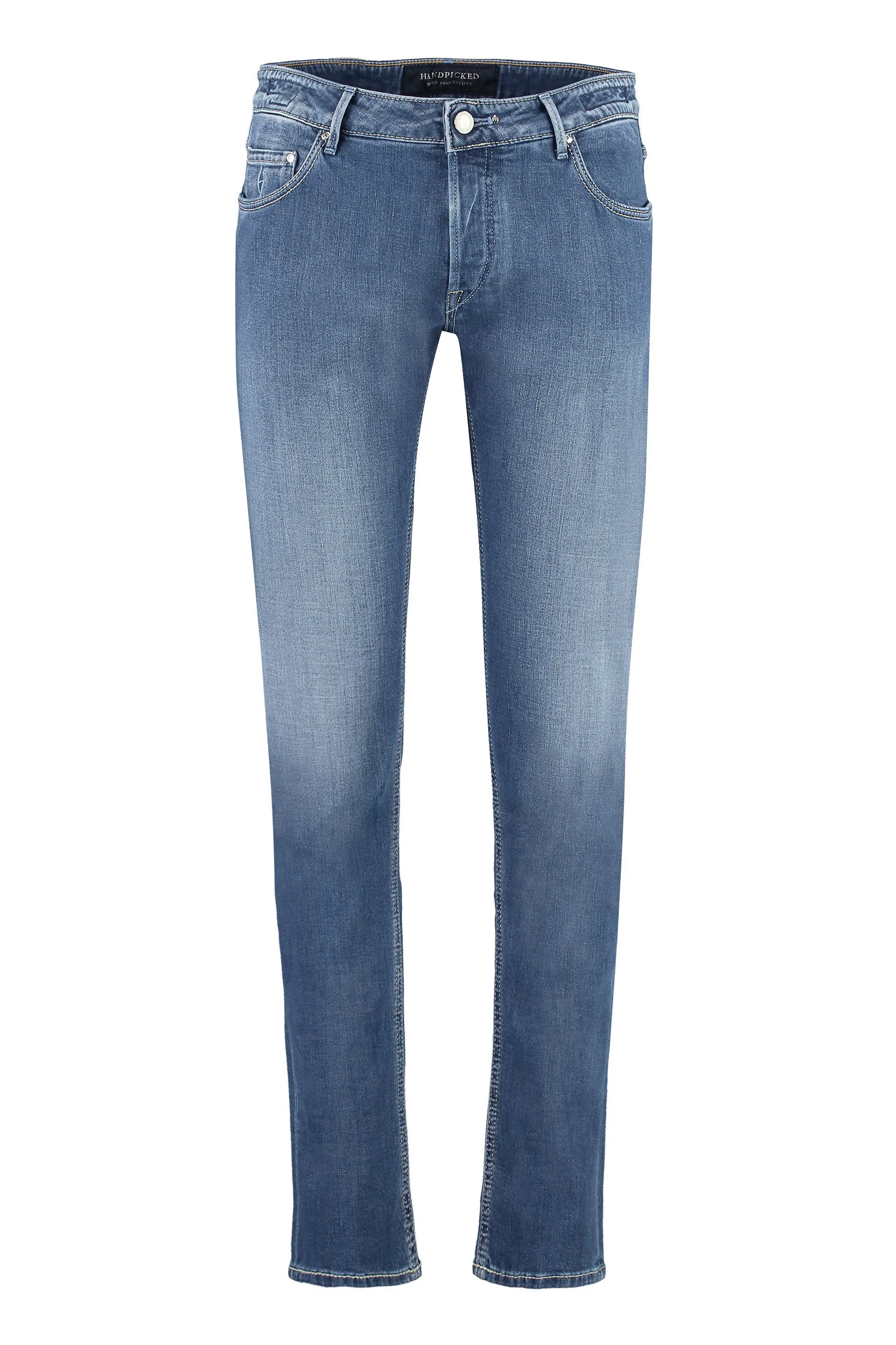 HANDPICKED Jeans straight leg a 5 tasche