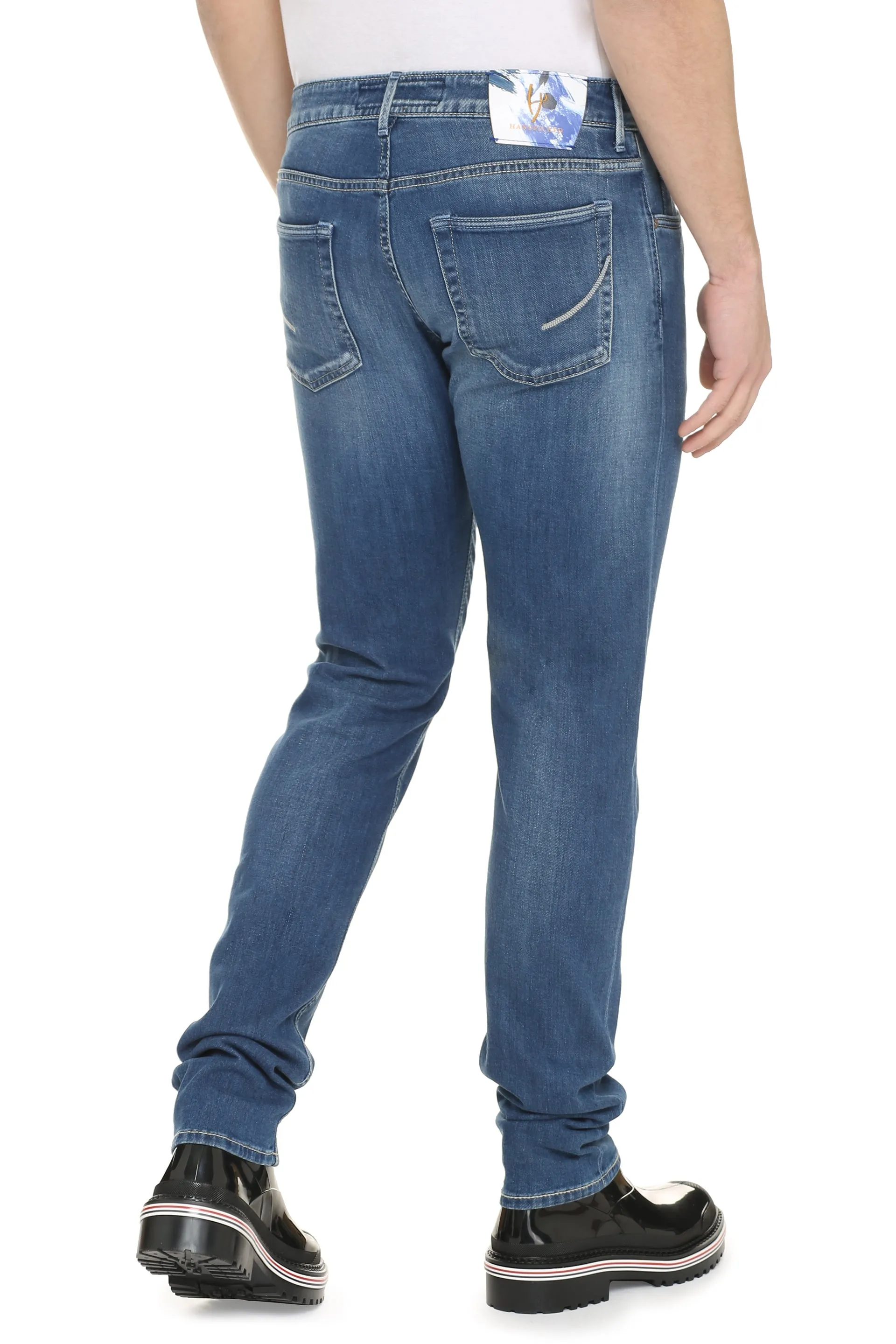 HANDPICKED Jeans straight leg a 5 tasche