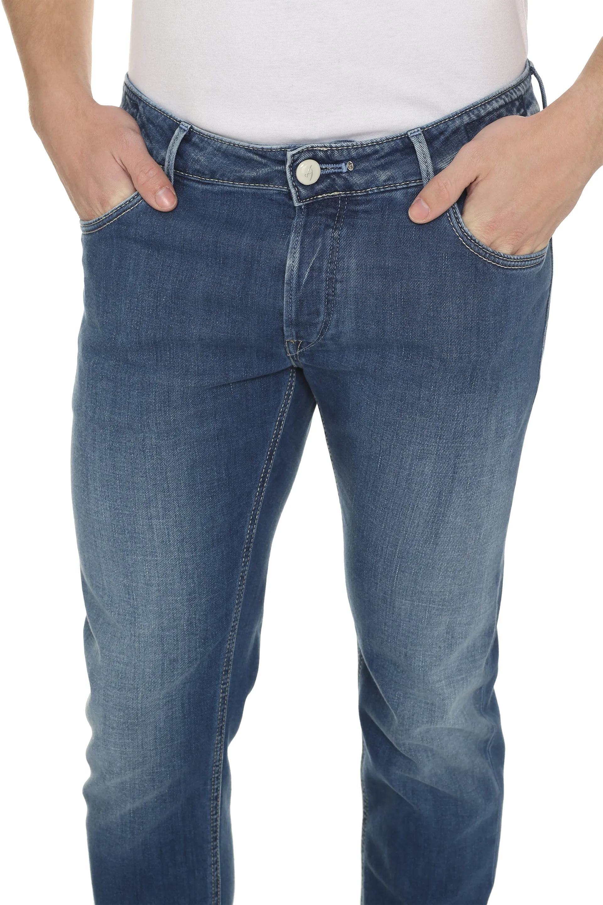 HANDPICKED Jeans straight leg a 5 tasche