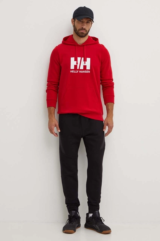 Helly Hansen felpa in cotone  HH LOGO HOODIE