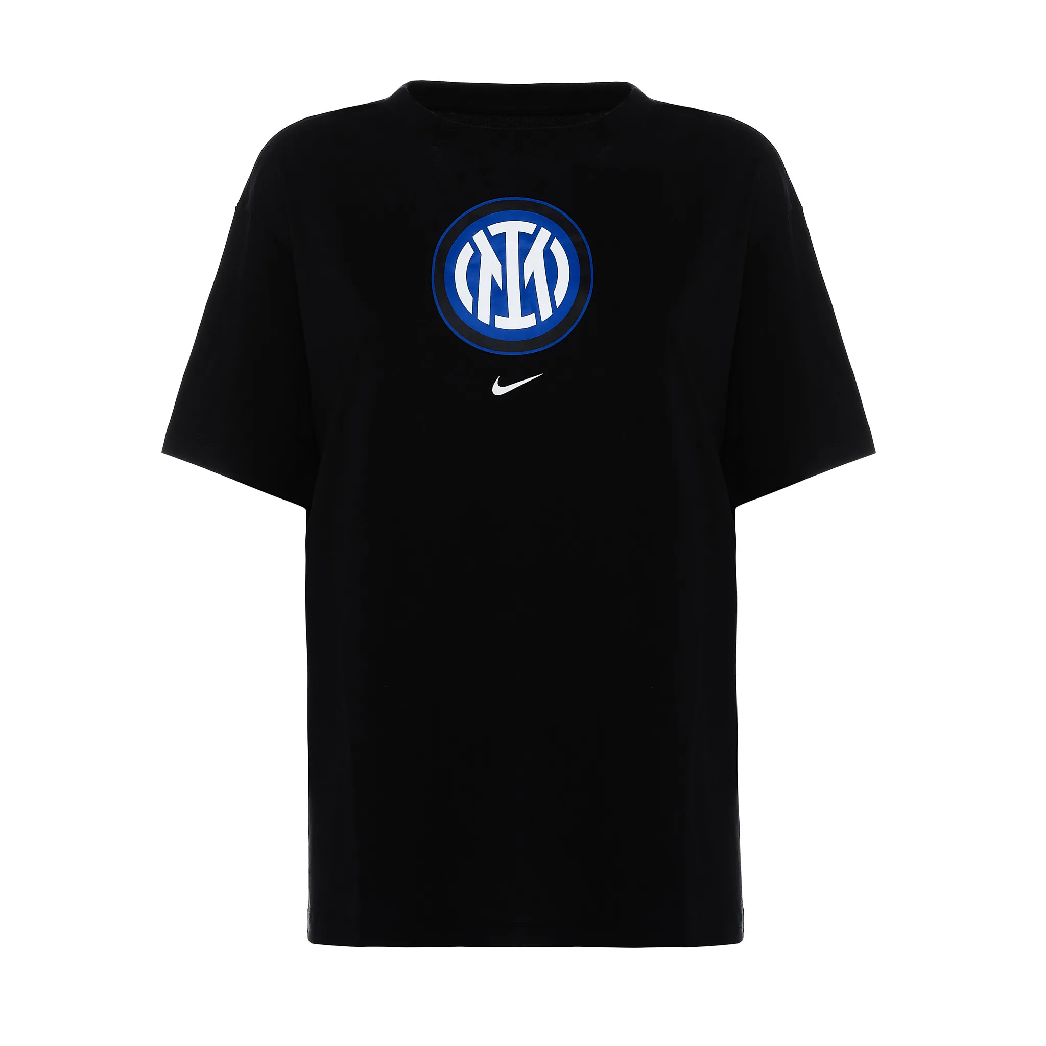 IM NIKE T-SHIRT LOGO CREST NERA DONNA