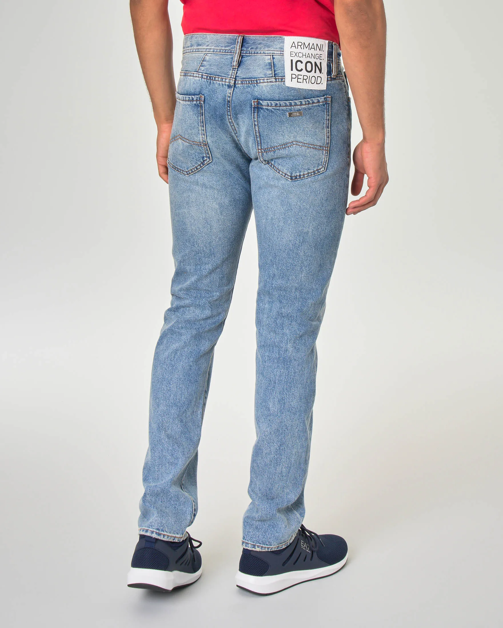 Jeans J13 Icon Period slim-fit lavaggio chiaro super stone wash