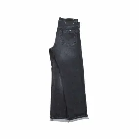 Jeans Nero Stone Washed Bambina E Teenager