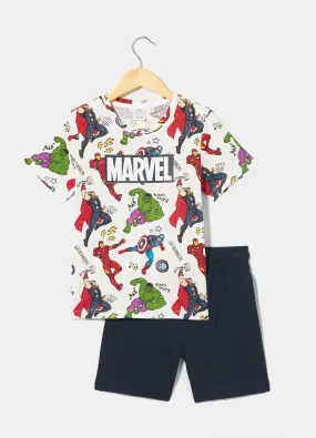 Jogging seti Spiderman in jersey di cotone bambino