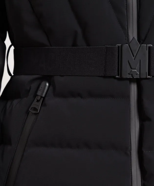 Mackage Piumino da sci ELITA nero con logo ELITANFZ