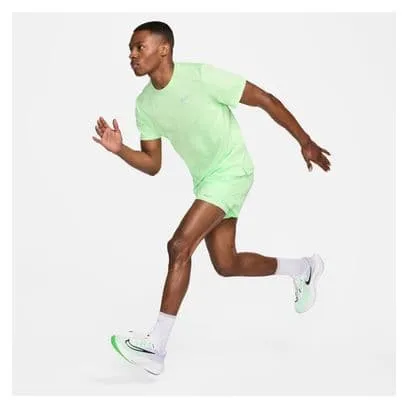 Maglia a manica corta Nike Miler Verde Uomo