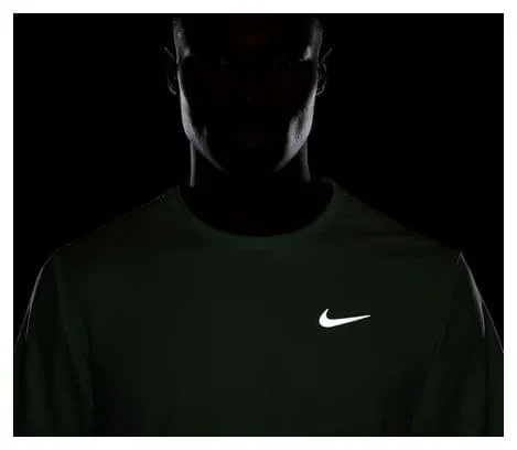 Maglia a manica corta Nike Miler Verde Uomo