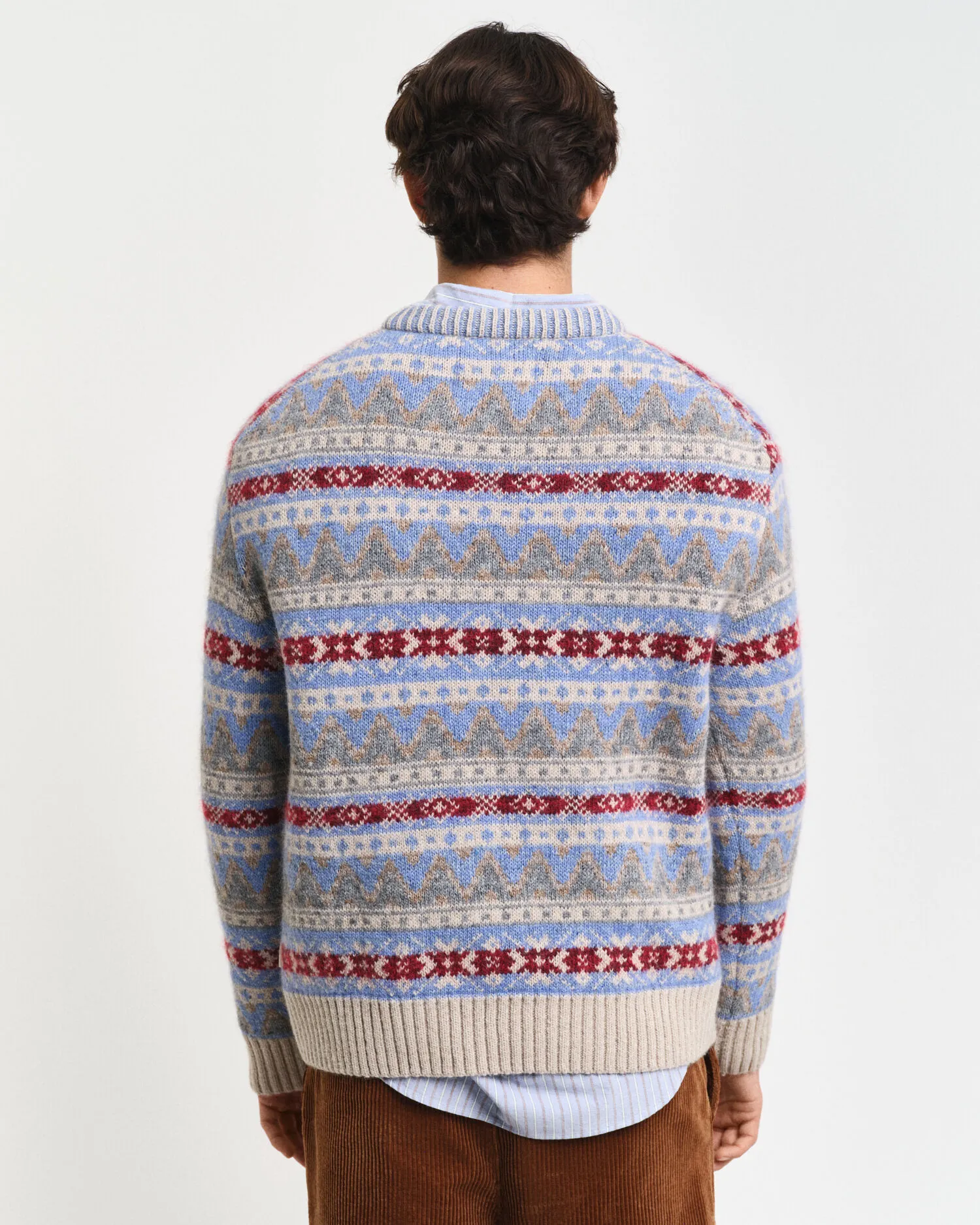 Maglia girocollo Fair Isle    