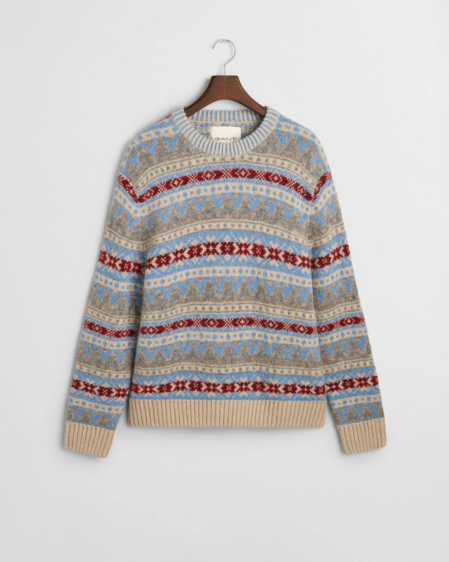 Maglia girocollo Fair Isle    