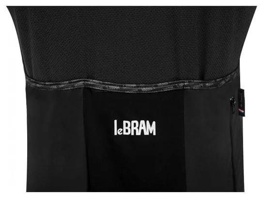 Maglia manica corta LeBram Allos nera vestibilità slim