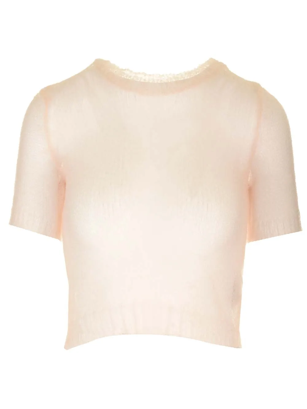   Maison Margiela  Maglia crop a maniche corte  