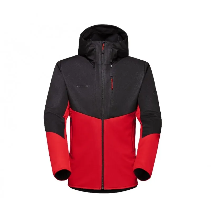 MAMMUT Ultimate VI SO Hooded Jacket Men Black-magma